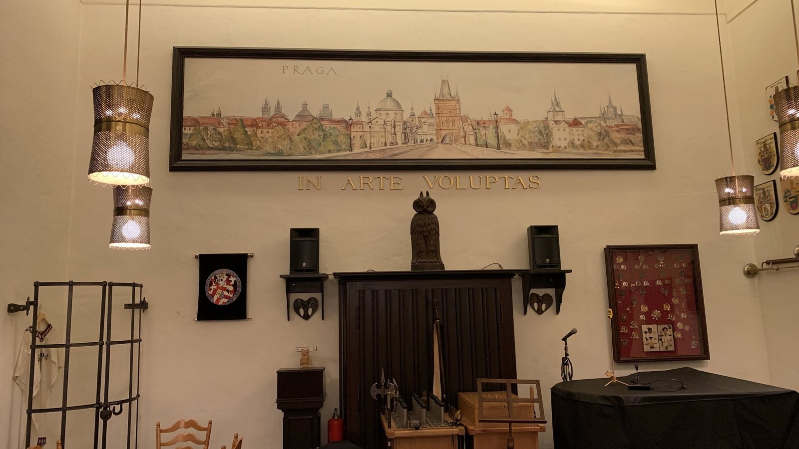 Historische Aufnahme einer Schlaraffia-Sippung